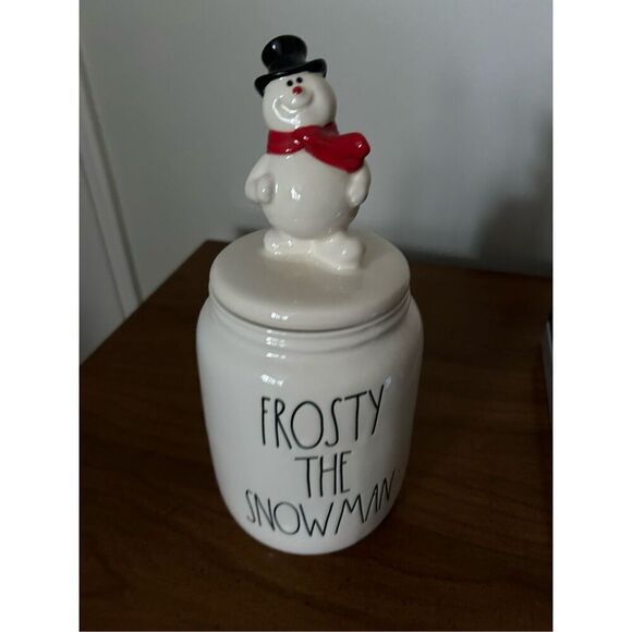 Rae Dunn Frosty The Snowman Canister - Picture 1 of 2